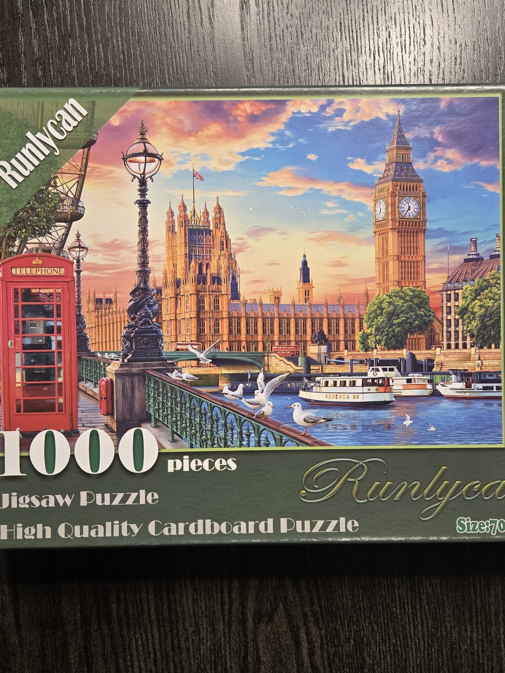 1000-Piece London Landmark Jigsaw Puzzle - Multicolor